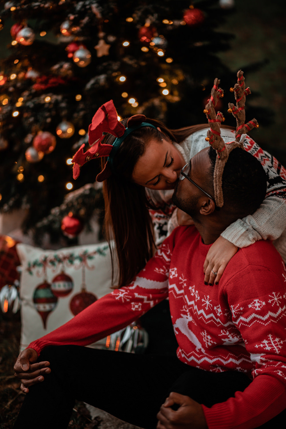 Christmas Engagement Avalon Photography