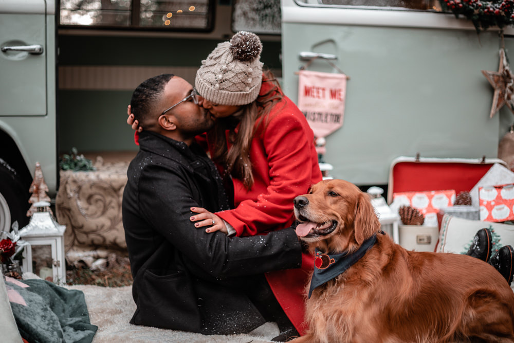 Christmas Engagement Avalon Photography