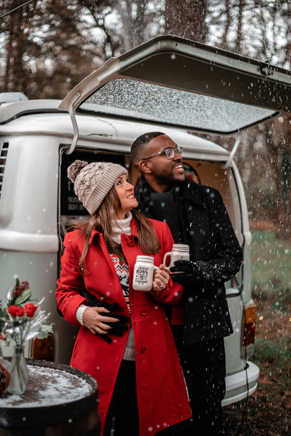 Christmas Engagement Avalon Photography