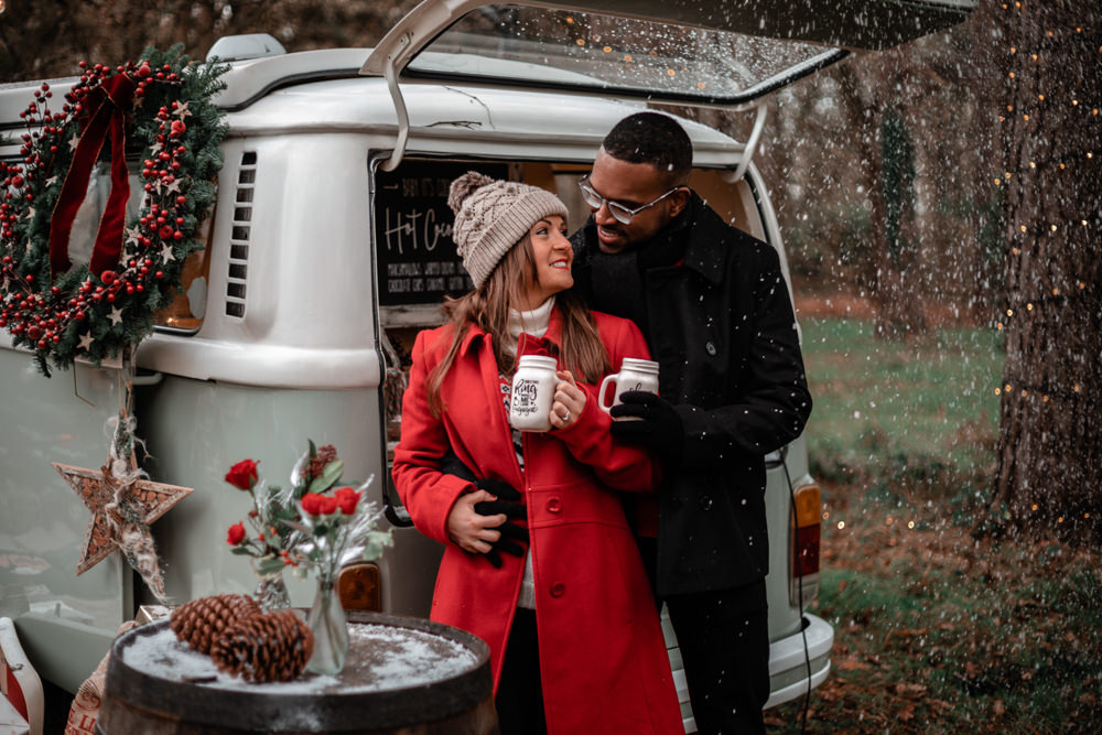 Christmas Engagement Avalon Photography