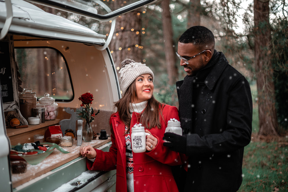 Christmas Engagement Avalon Photography