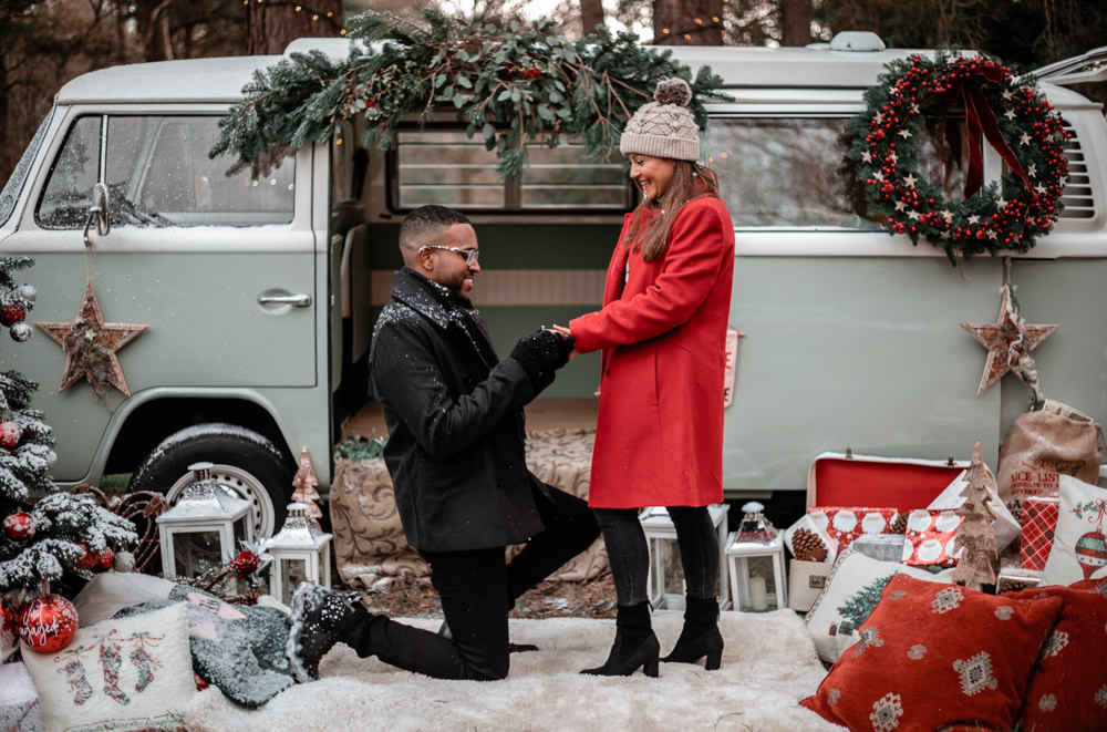 Proposal Christmas Engagement Avalon Photography
