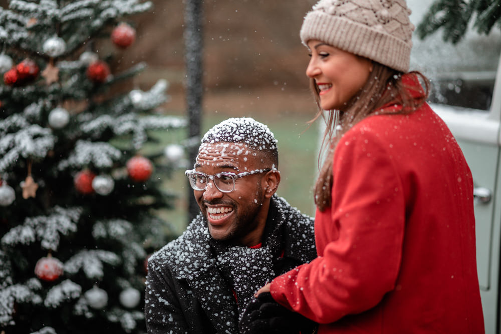 Christmas Engagement Avalon Photography