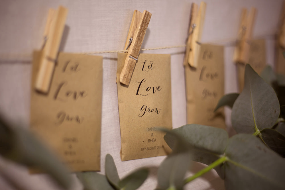 Favours Pegs Cuffley Camp Wedding Heather Winstanley Photography
