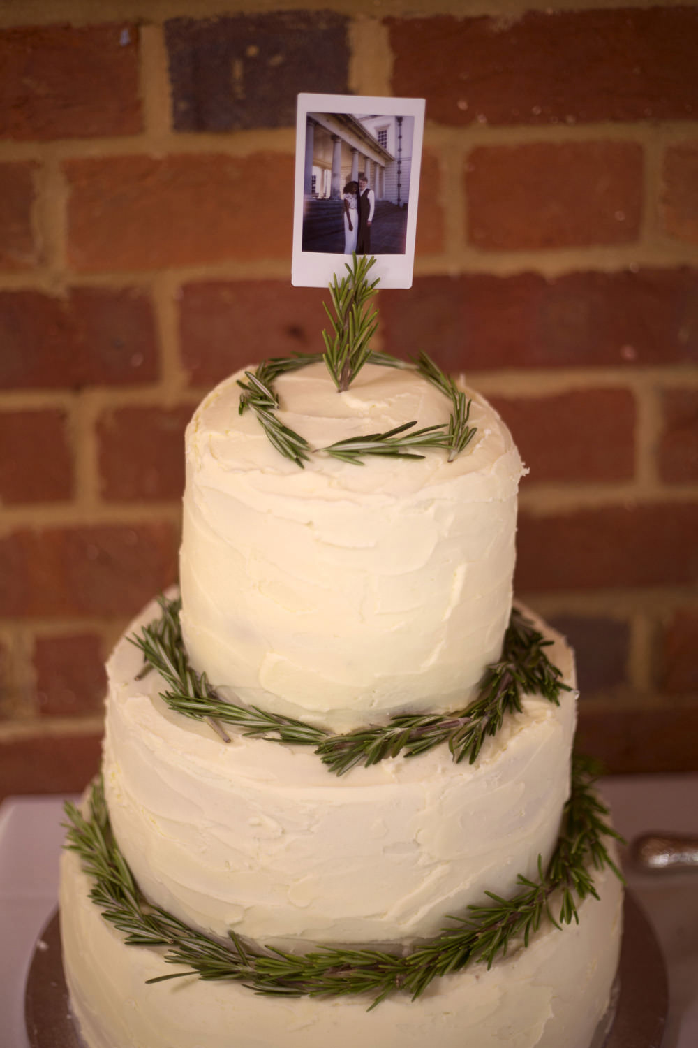 Buttercream Cake Foliage Greenery Cuffley Camp Wedding Heather Winstanley Photography