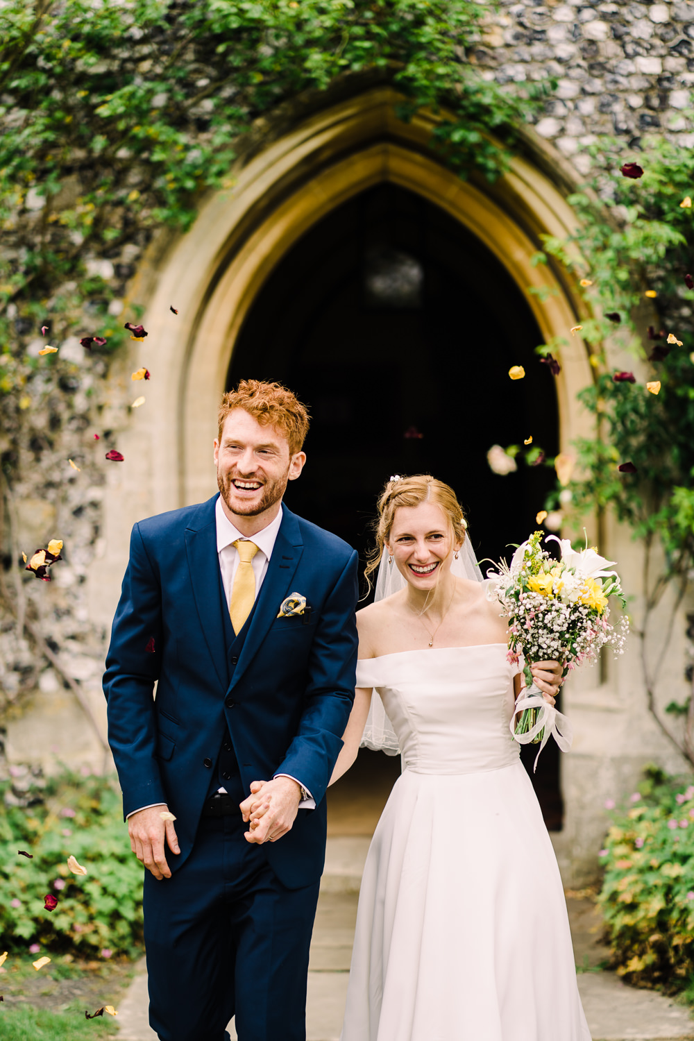 Confetti Throw Garden Wedding Reception Jade Touron Photography