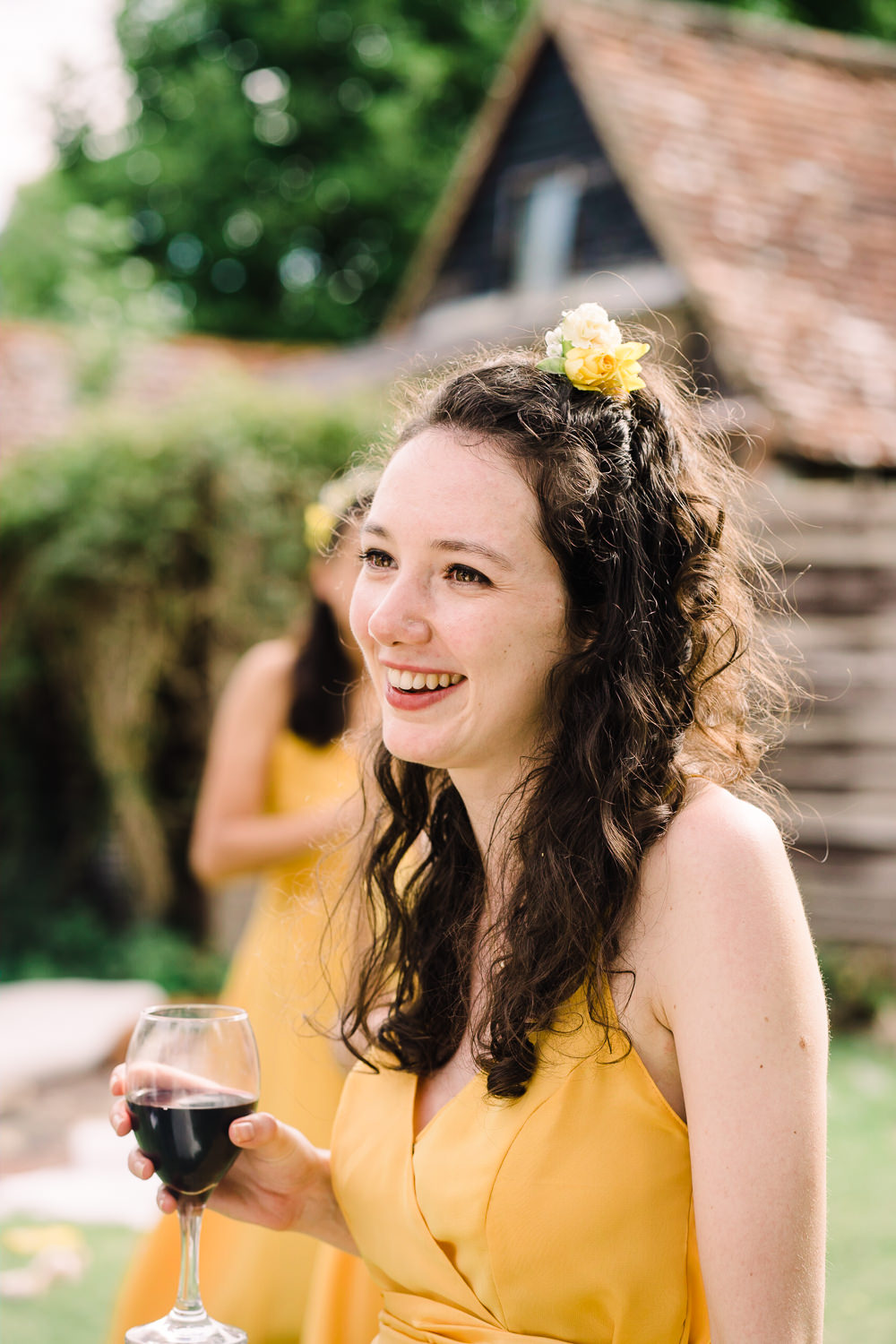 Bridesmaids Bridesmaid Dress Dresses Yellow Garden Wedding Reception Jade Touron Photography