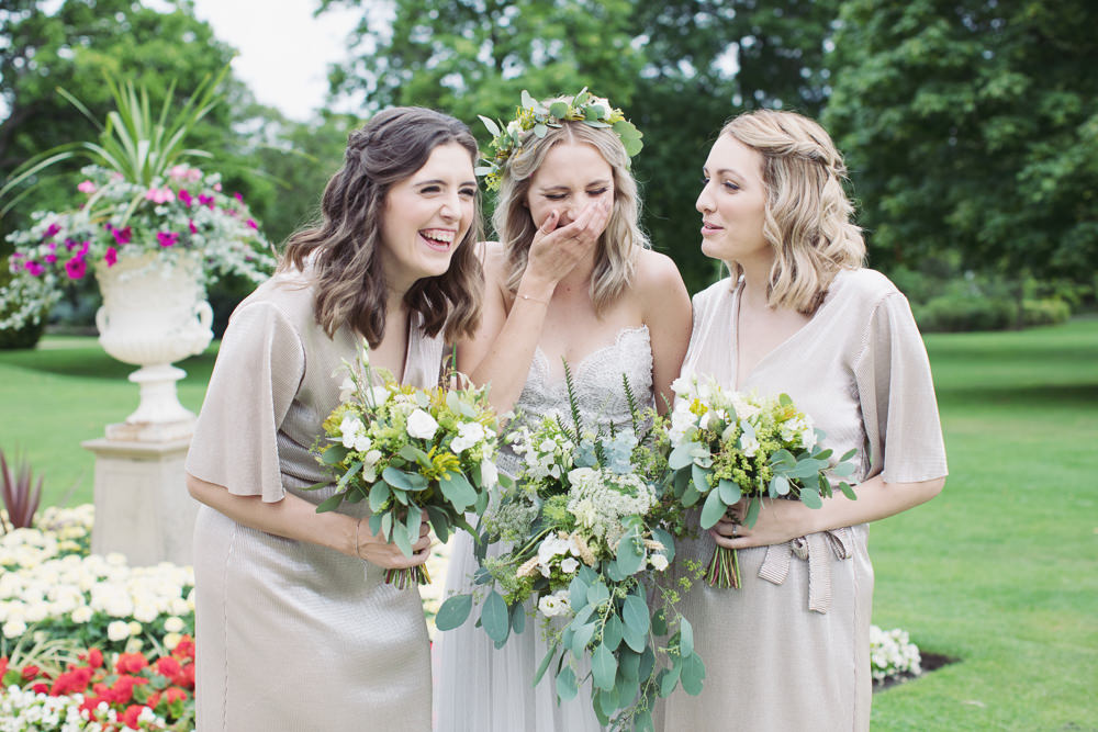 Bridesmaid Bridesmaids Dress Dresses Hide Sheffield Wedding Sasha Lee Photography