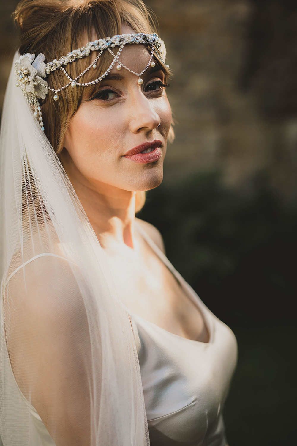 Jervaulx Abbey Wedding Ideas Laura Adams Photography Bride Bridal Hair Accessory Veil