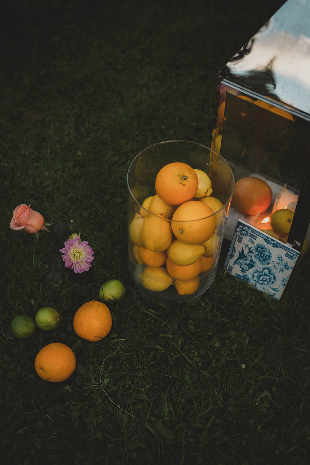 Jervaulx Abbey Wedding Ideas Laura Adams Photography Fruit Oranges Decor