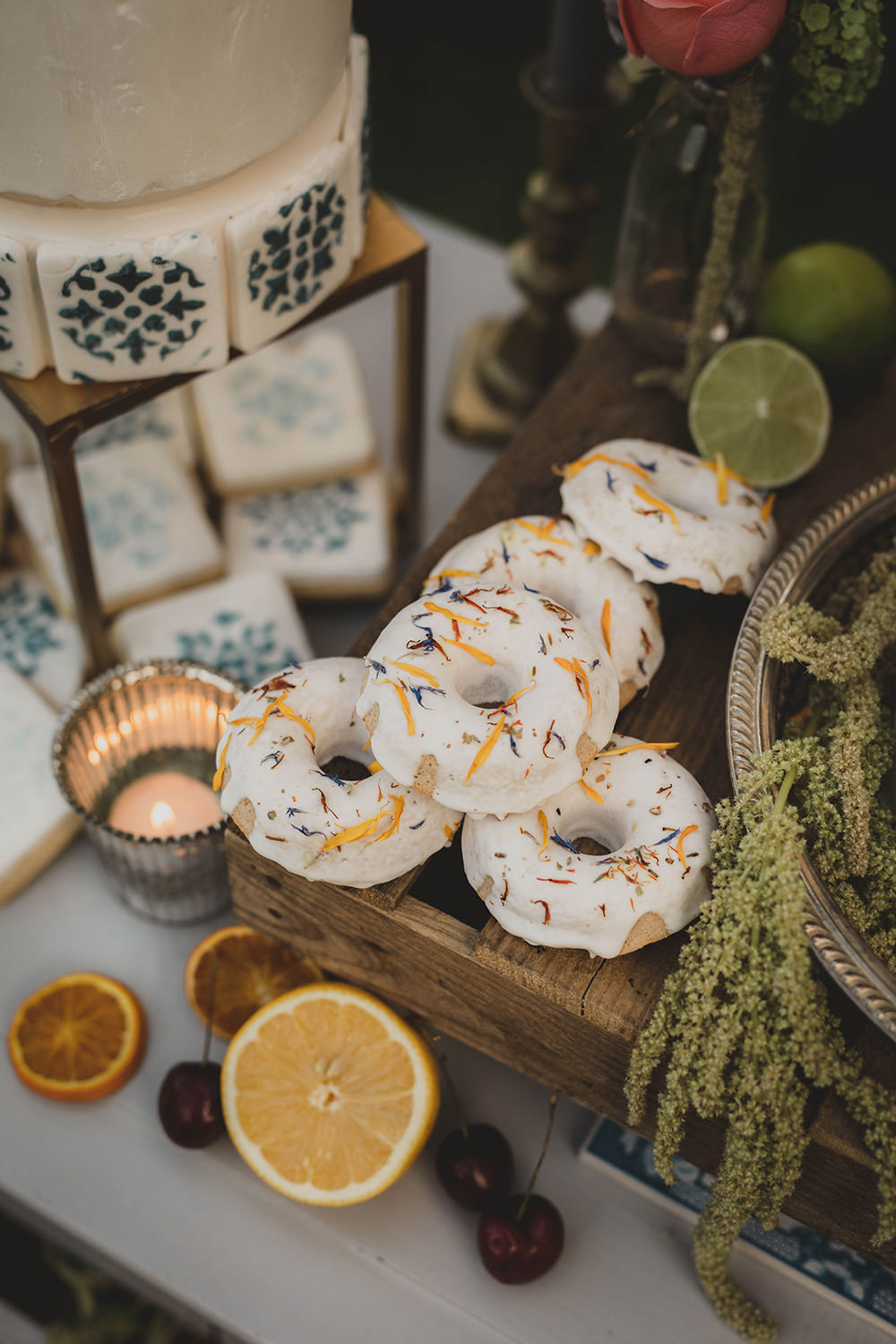 Jervaulx Abbey Wedding Ideas Laura Adams Photography Iced Donuts Doughnuts