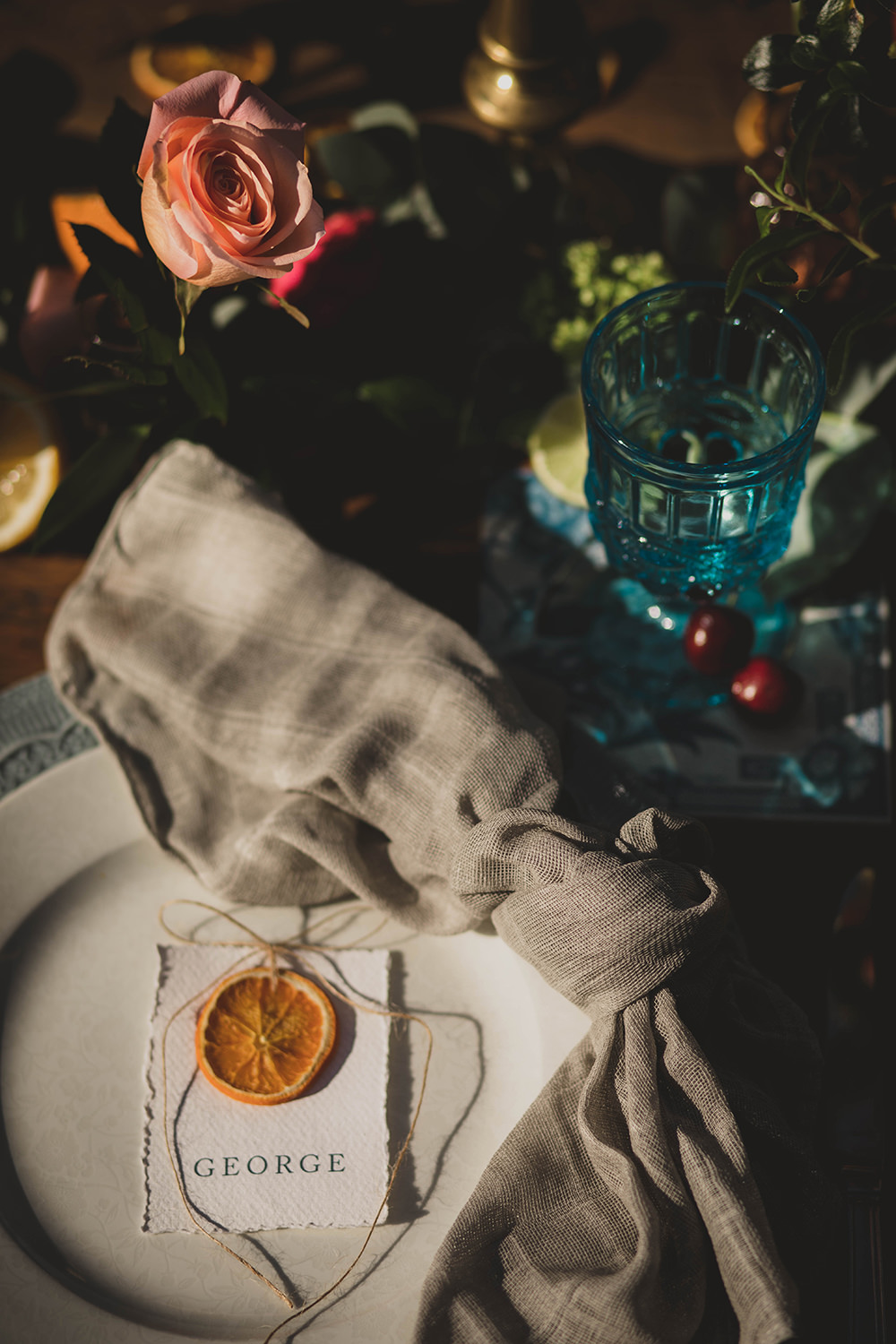 Jervaulx Abbey Wedding Ideas Laura Adams Photography Place Setting Decor Napkin Place Name Wax Seal
