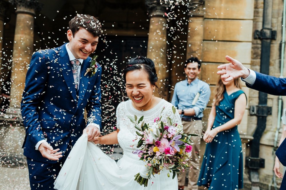 Confetti Throw July 2020 Wedding Nathan Walker Photography