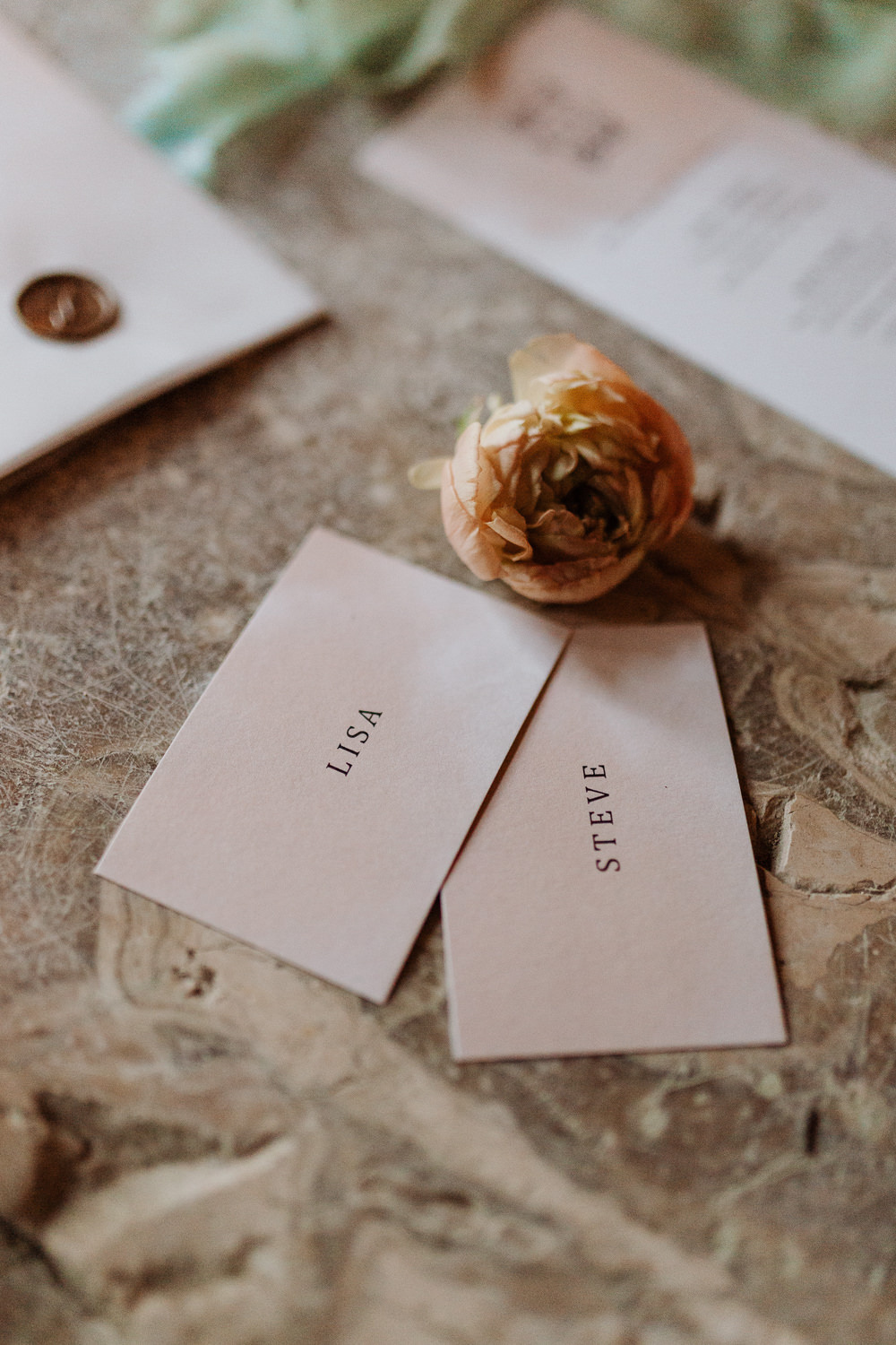 Place Name Cards Natural Wedding Ideas Frame Of Love