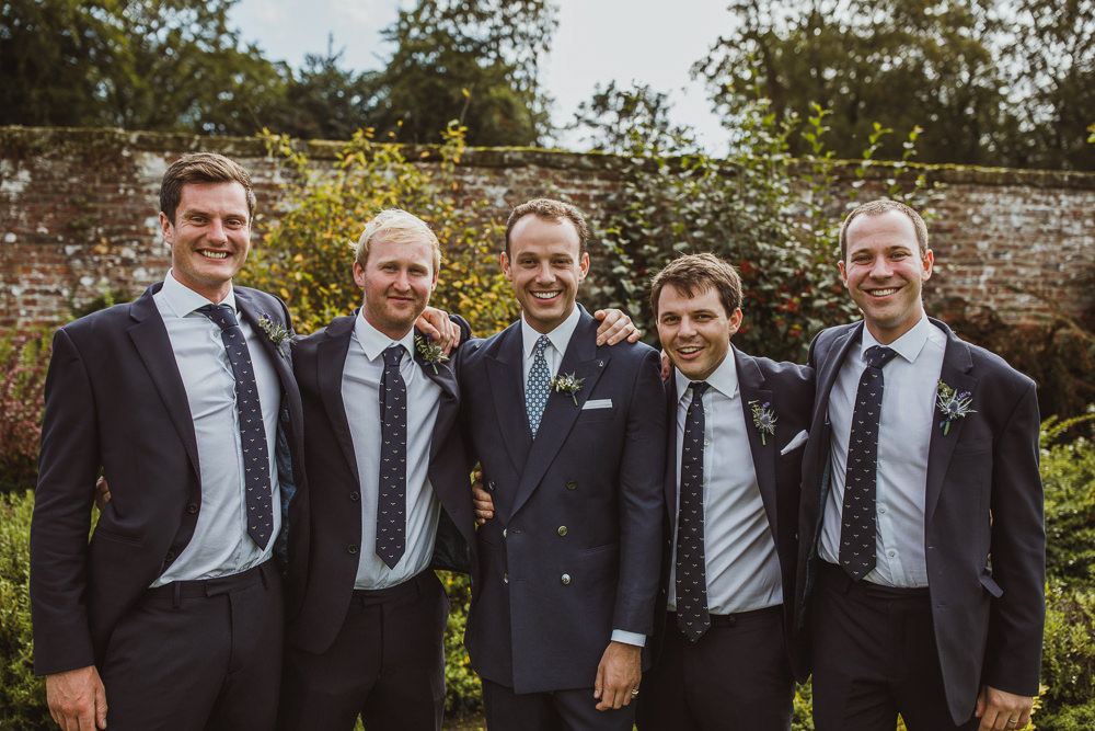 Groom Double Breasted Suit Groomsmen Newburgh Priory Wedding Neil Jackson Photographic