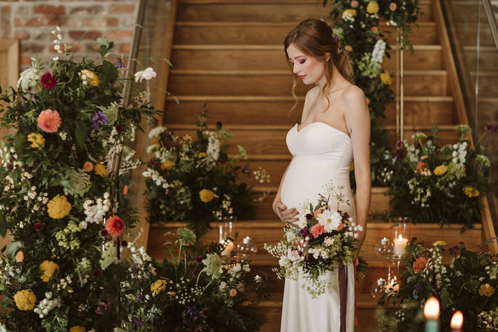 Flowers Decor Candles Oakwood at Ryther Wedding Freya Raby