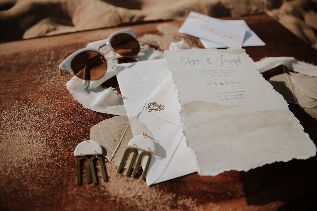 Sand Dunes Wedding Photos By Gayle Stationery Invite Invitation