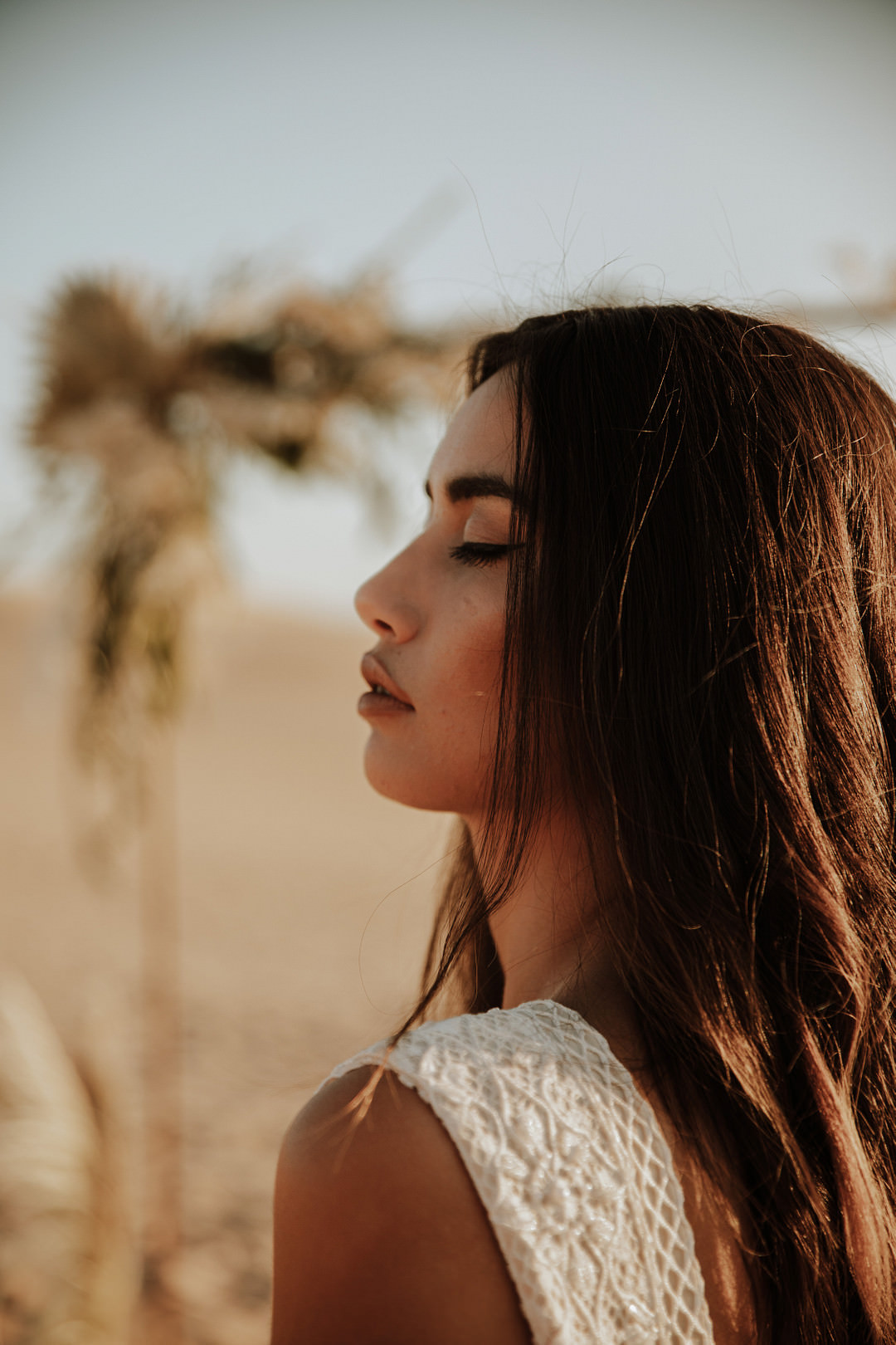 Bride Bridal Make Up Sand Dunes Wedding Photos By Gayle