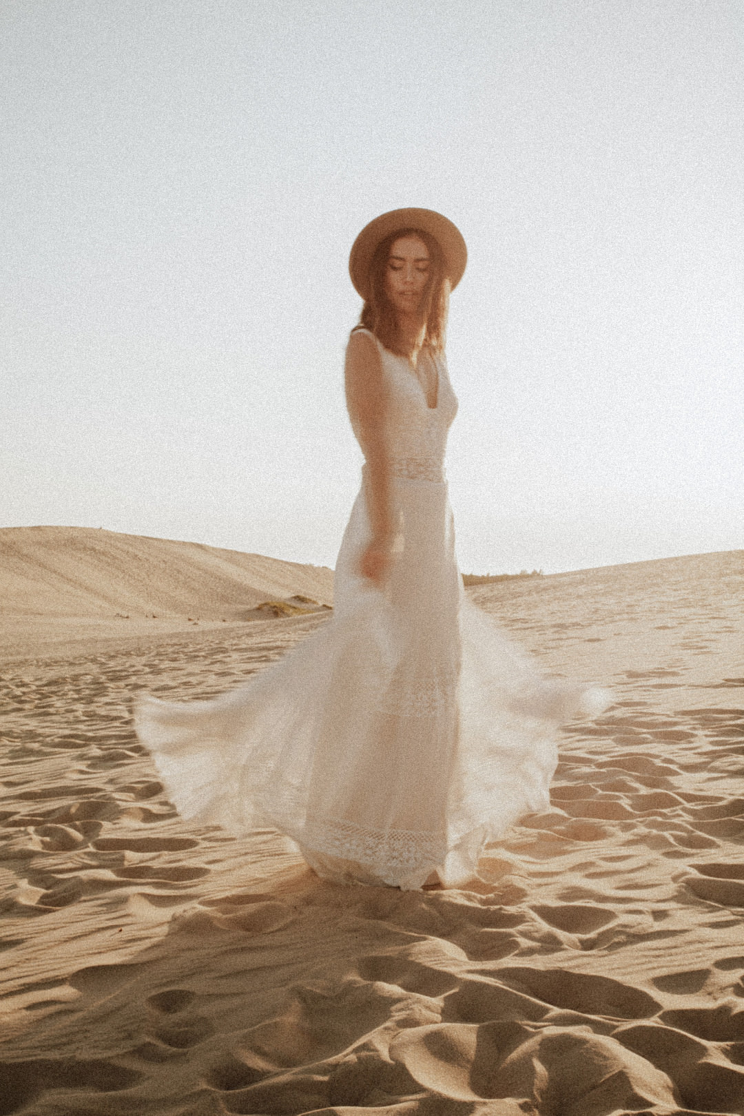 Bride Bridal Dress Gown Boho Bohemain Sheer Sand Dunes Wedding Photos By Gayle