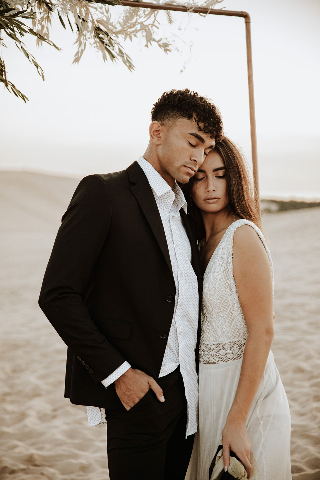 Sand Dunes Wedding Photos By Gayle