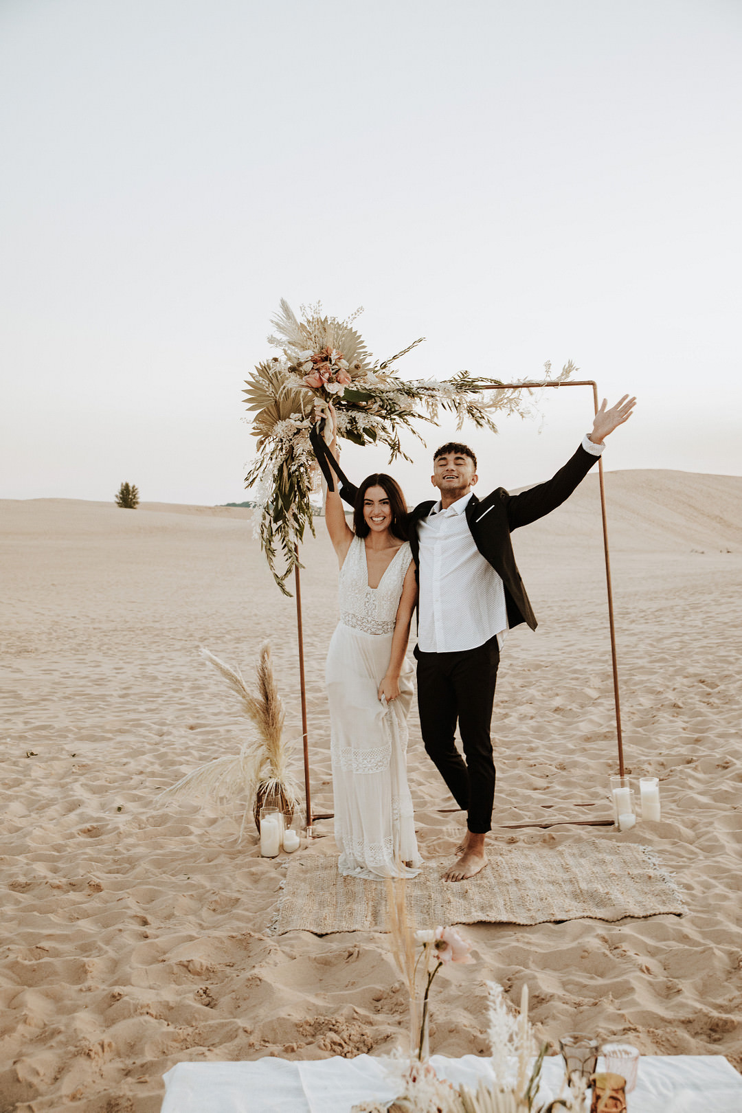 Sand Dunes Wedding Photos By Gayle