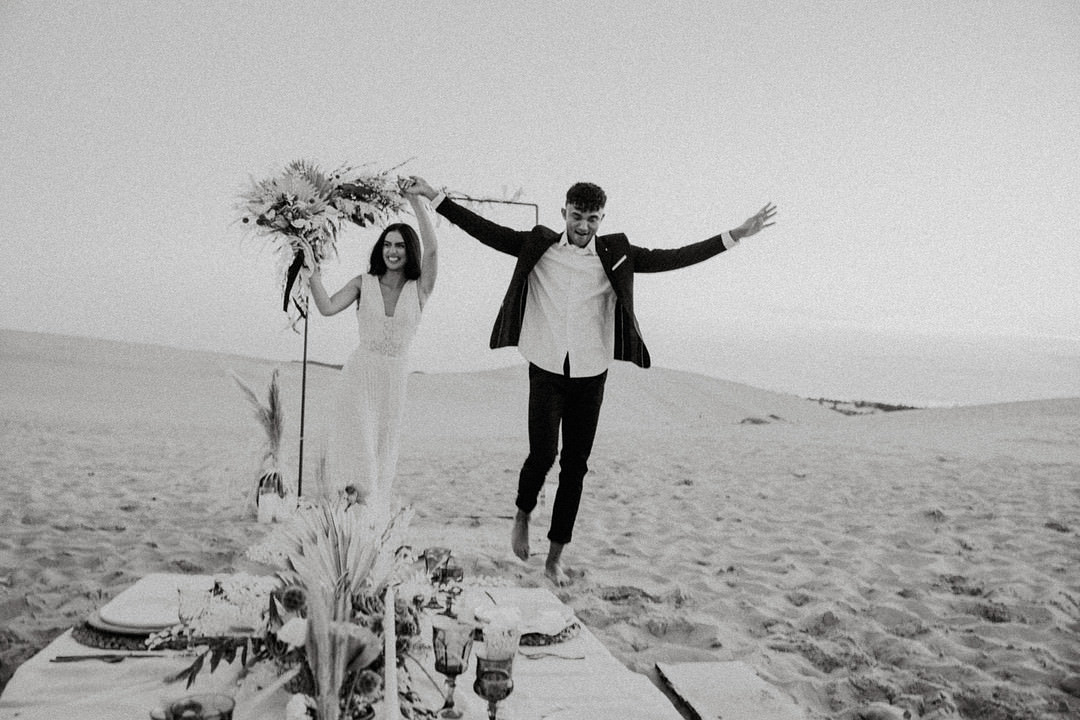 Sand Dunes Wedding Photos By Gayle