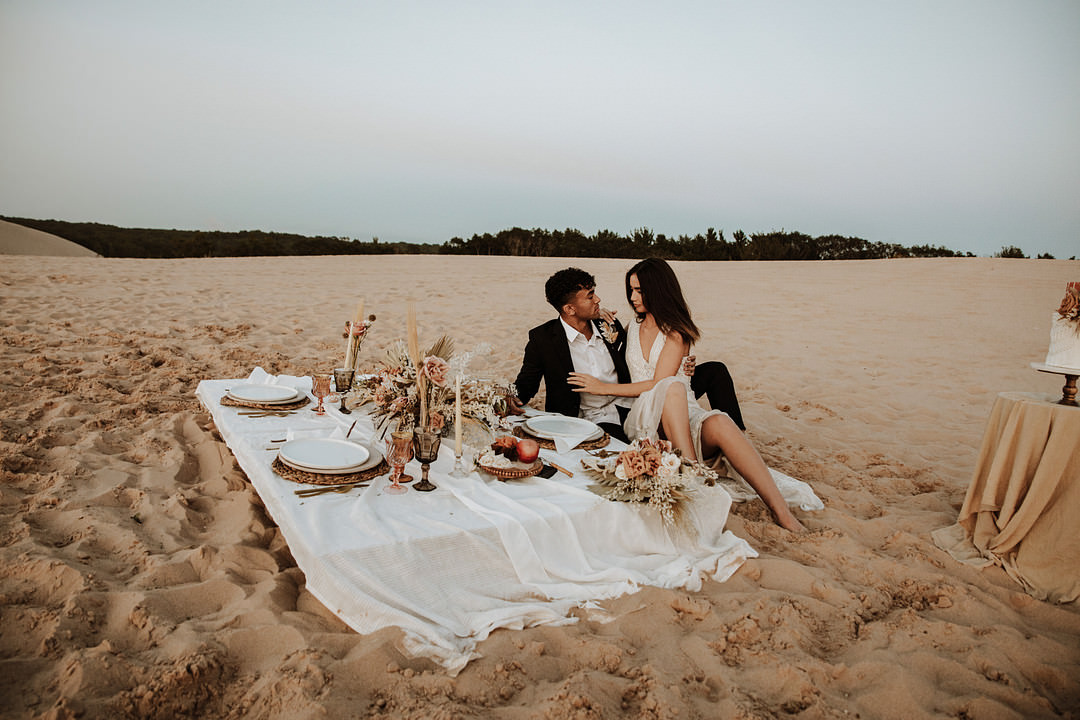 Sand Dunes Wedding Photos By Gayle