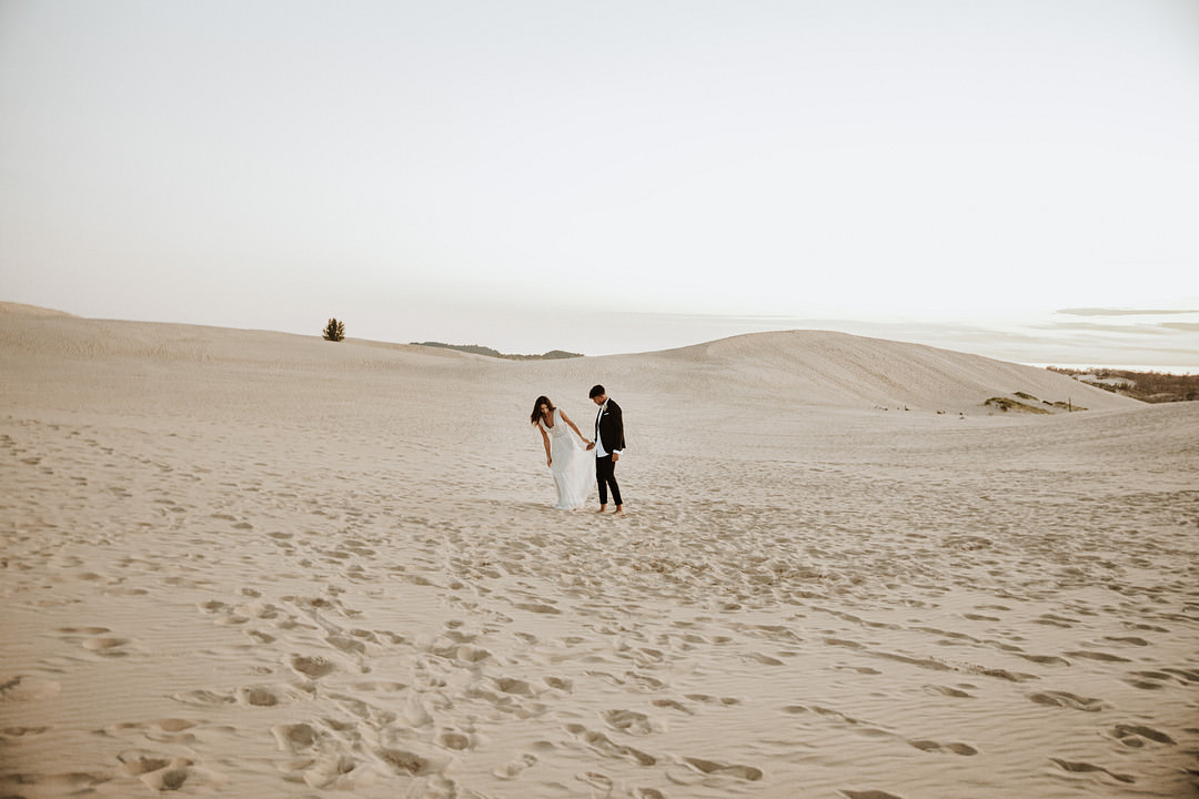 Sand Dunes Wedding Photos By Gayle