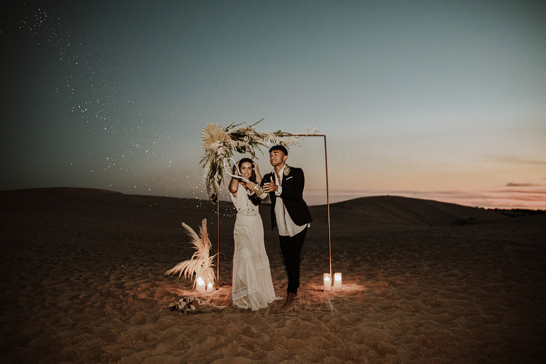Sand Dunes Wedding Photos By Gayle