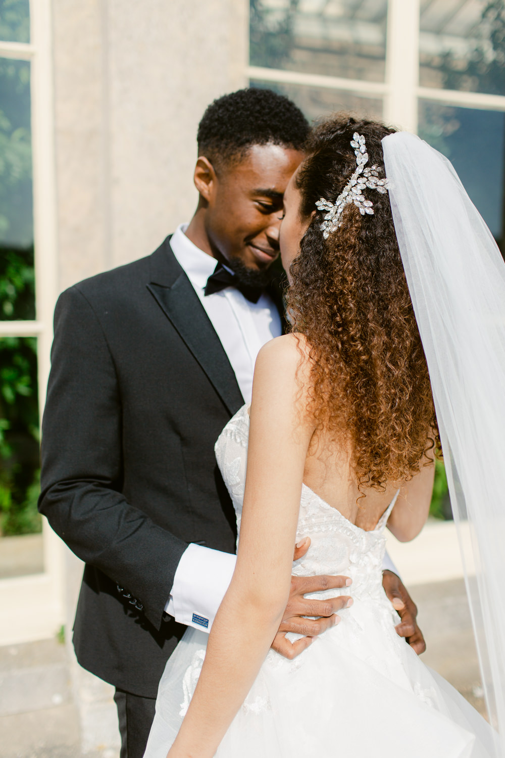 Bride Bridal Veil Stately Home Wedding Whitney Lloyd Photography