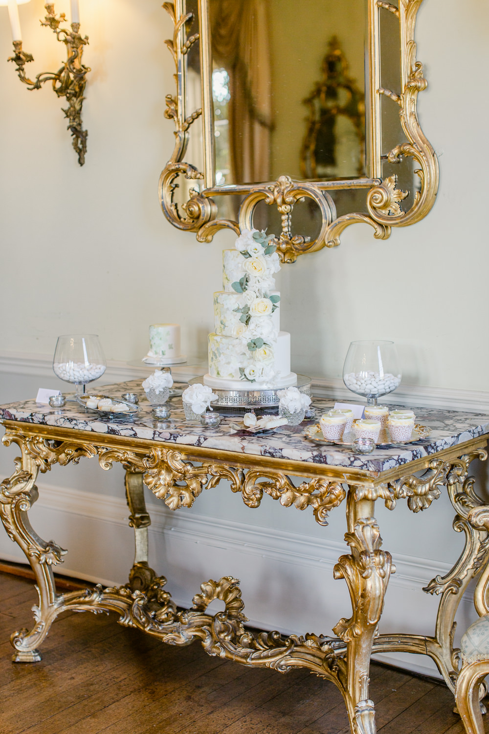 Cake Dessert Table Stately Home Wedding Whitney Lloyd Photography