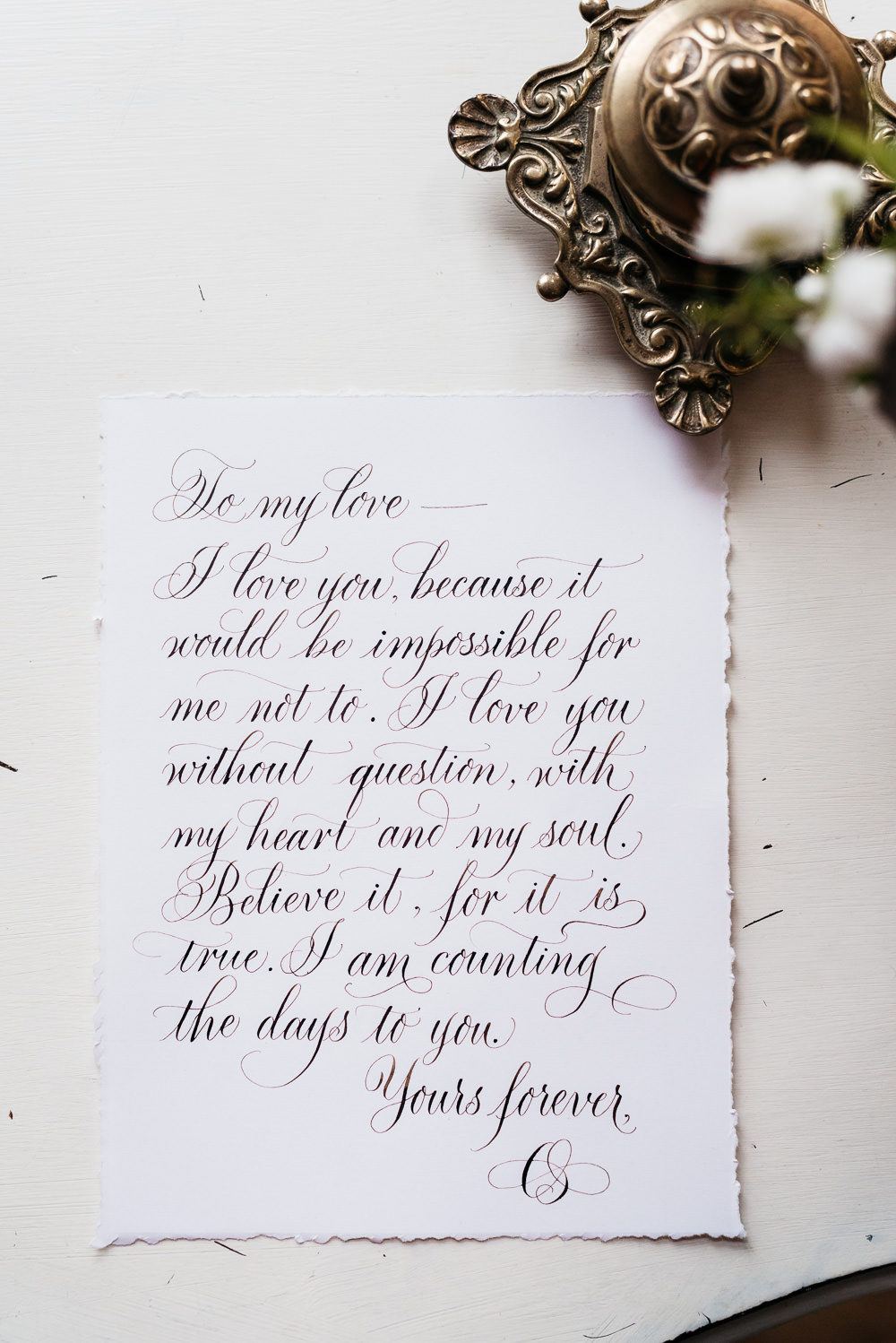 Letter Calligraphy Swan Lake Wedding Ideas Salsabil Morrison