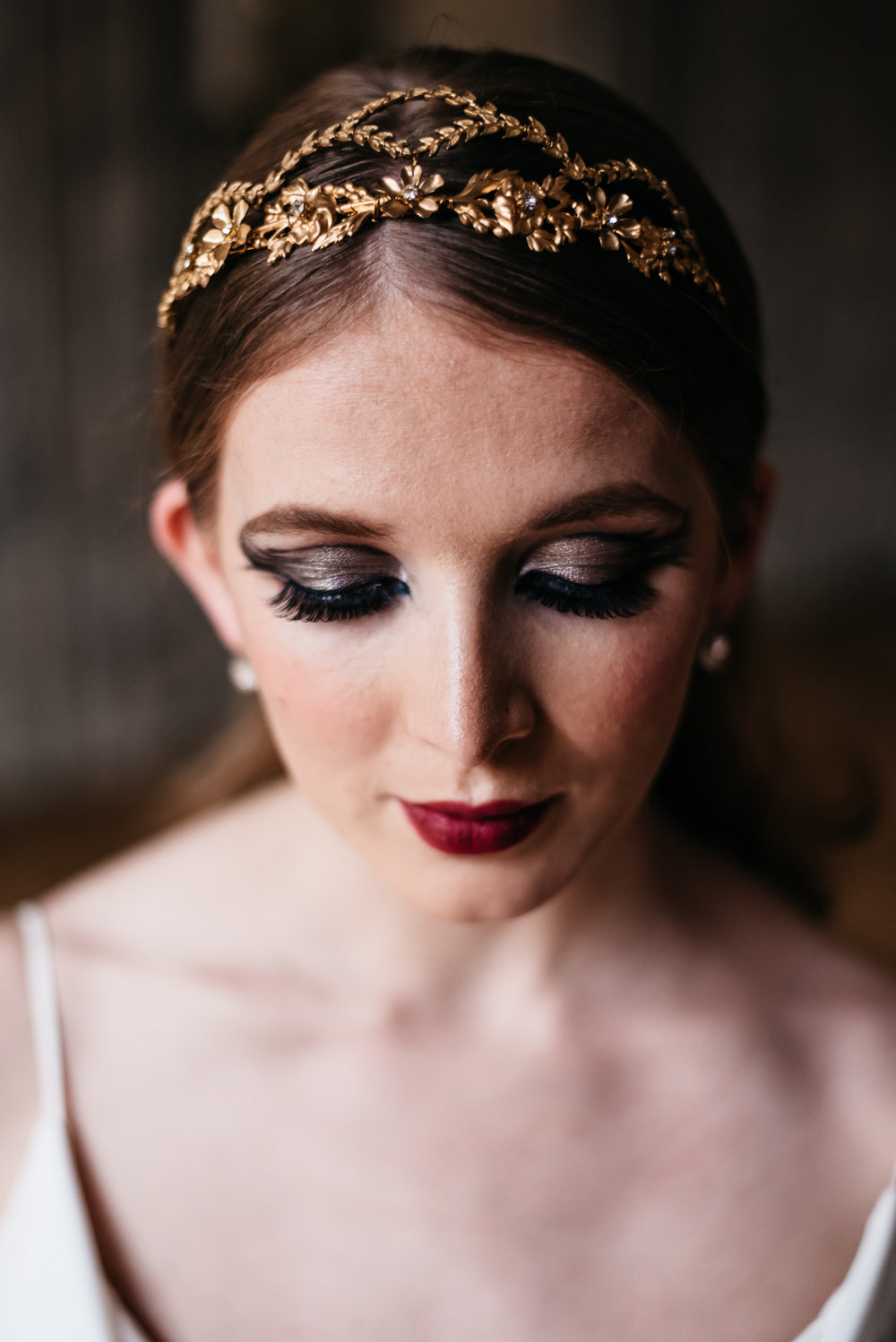 Bride Bridal Make Up Hair Accessory Swan Lake Wedding Ideas Salsabil Morrison