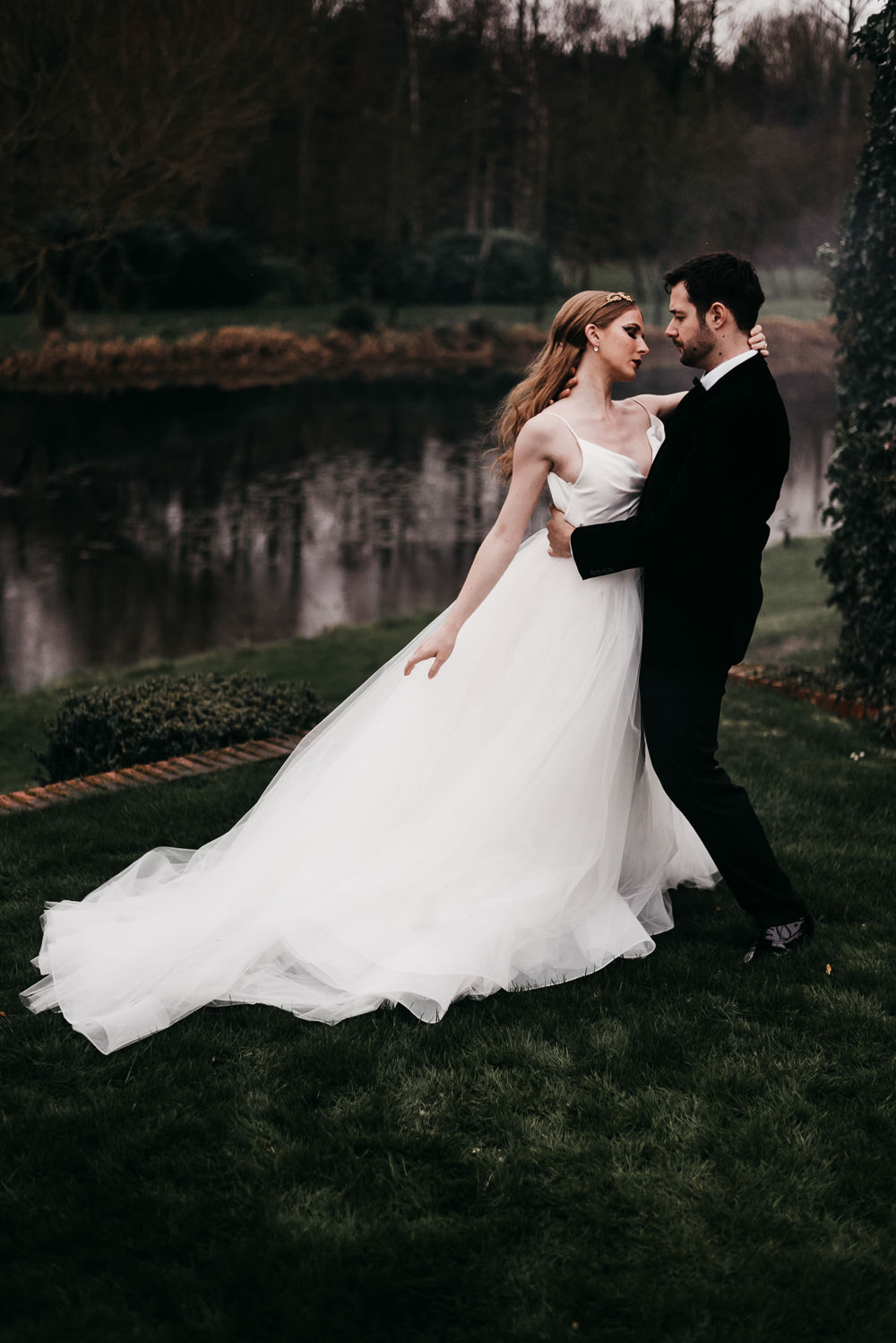 Dress Gown Tulle Skirt Madison James Swan Lake Wedding Ideas Salsabil Morrison