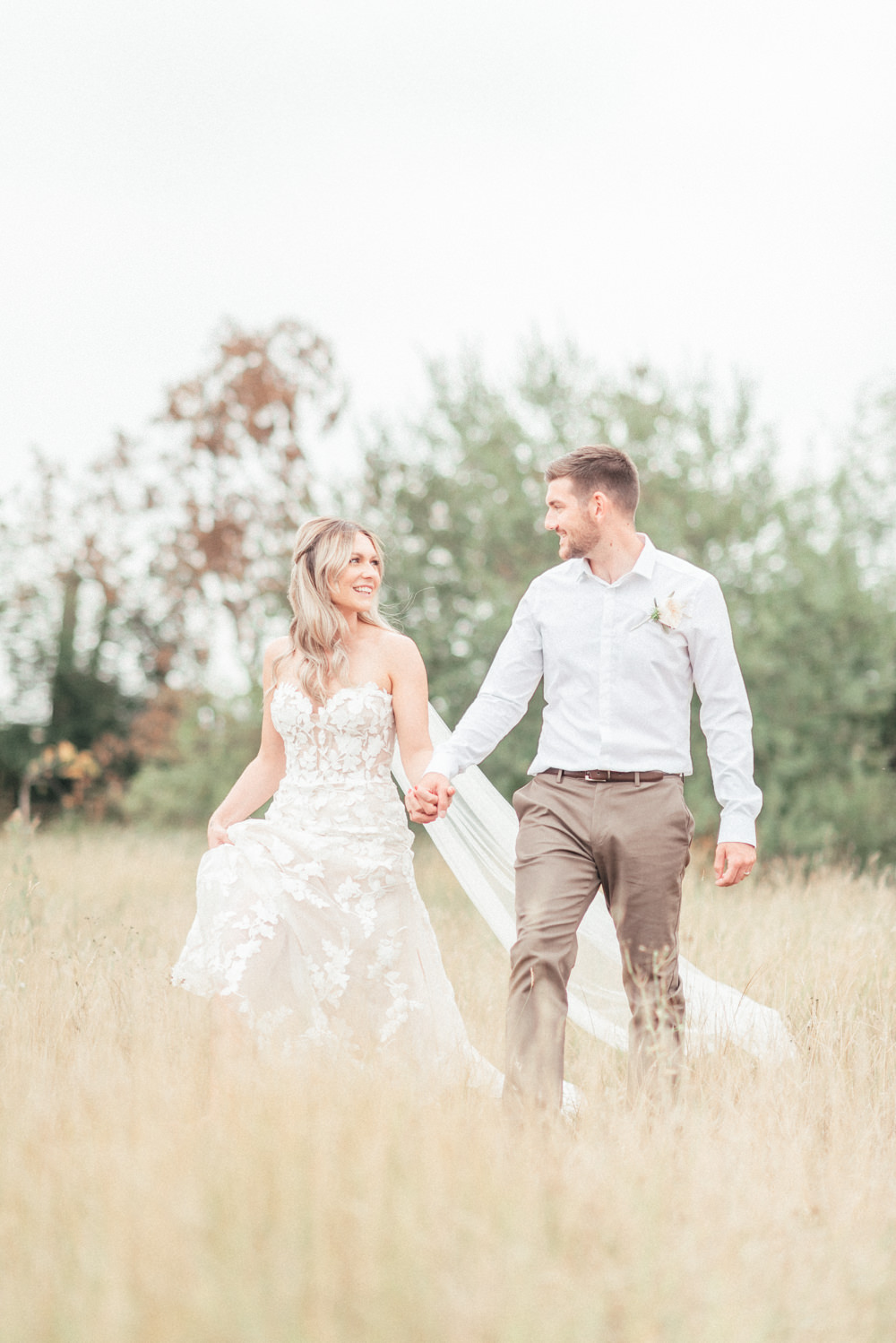 Groom Suit Brown Trousers Shirt UK Destination Wedding Hannah McClune Photography