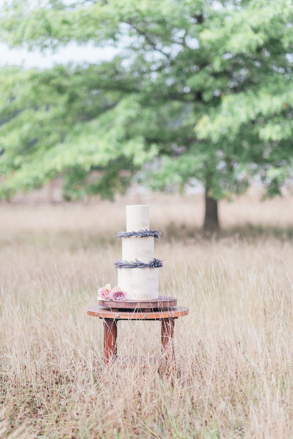 Lavender Cake Buttercream Iced UK Destination Wedding Hannah McClune Photography