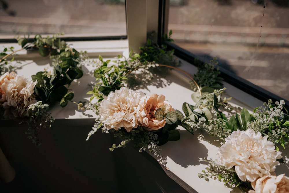 Brighton Town Hall Wedding Bloom Weddings Wreath Hoop Bouquet Flowers Bride Bridal