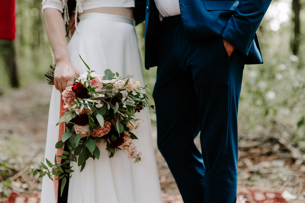 Dark Pink Wedding Ideas Caroline Opacic Photography