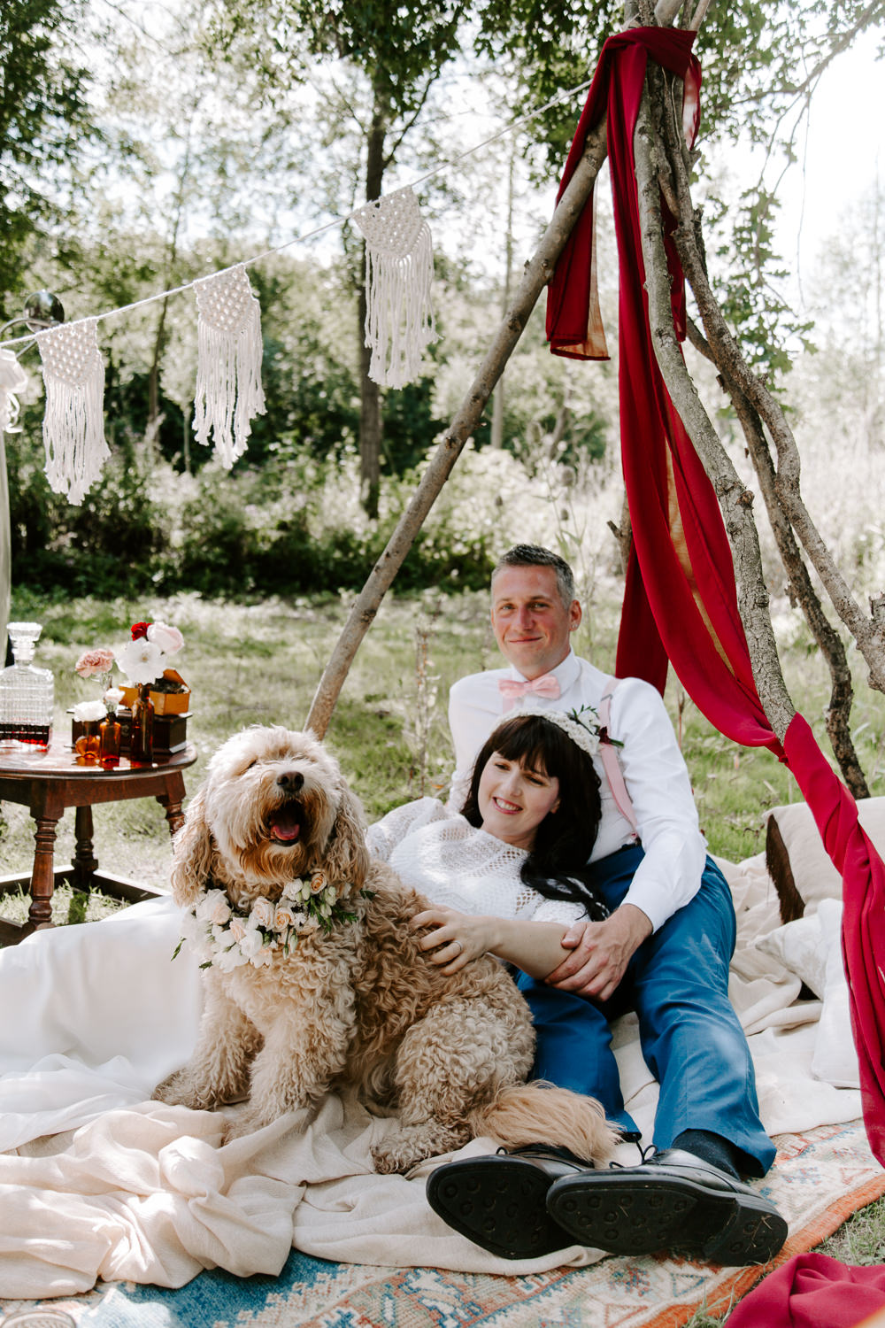 Dark Pink Wedding Ideas Caroline Opacic Photography