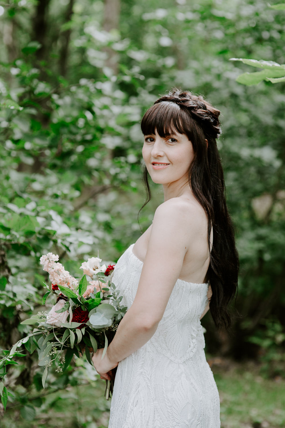 Dark Pink Wedding Ideas Caroline Opacic Photography