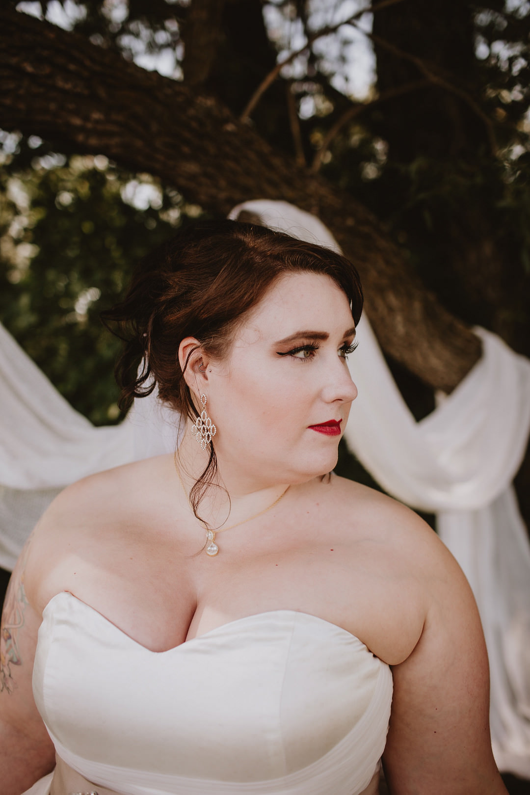 Bride Bridal Make Up Fairytale Forest Wedding Christina W Kroeker Creative