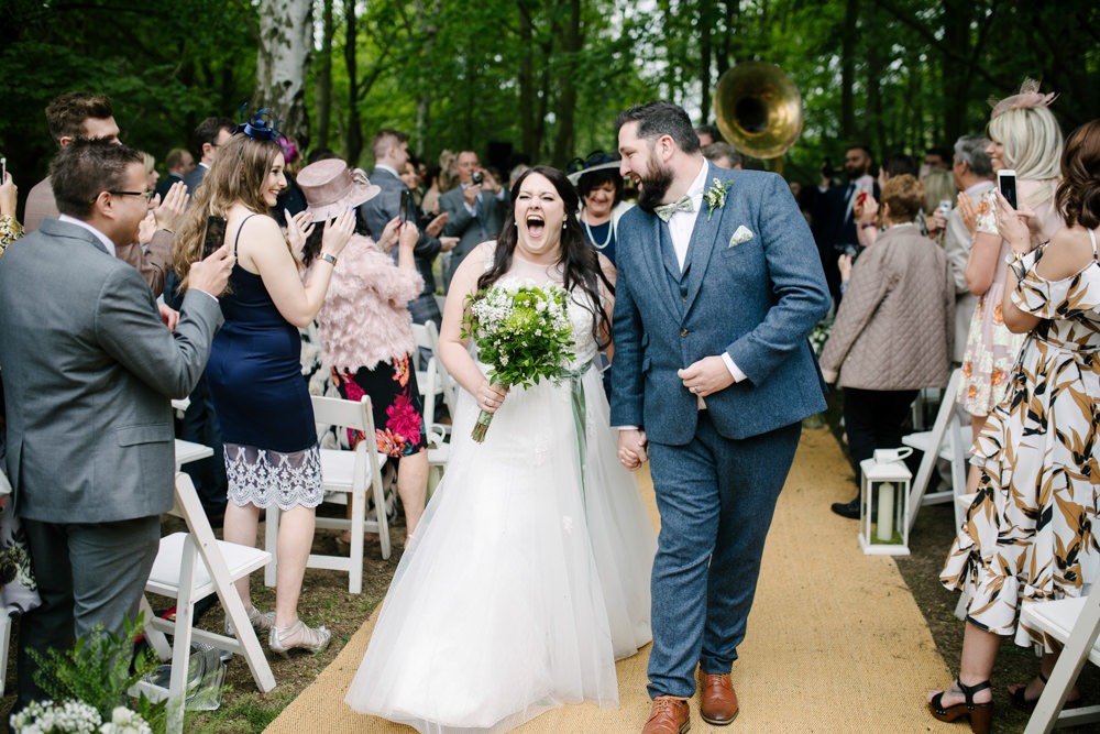 Woodland Ceremony Geodome Campsite Wedding Aden Priest Photography