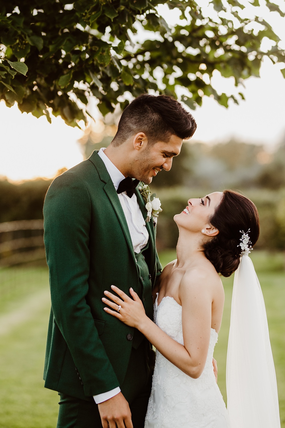 Greek English Fusion Wedding in Copper & Forest Green