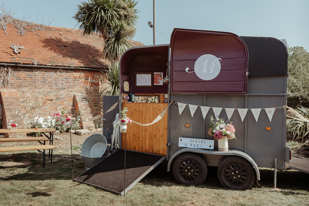Intimate Wedding Ideas Imogen Eve Photography Horse Box Bar