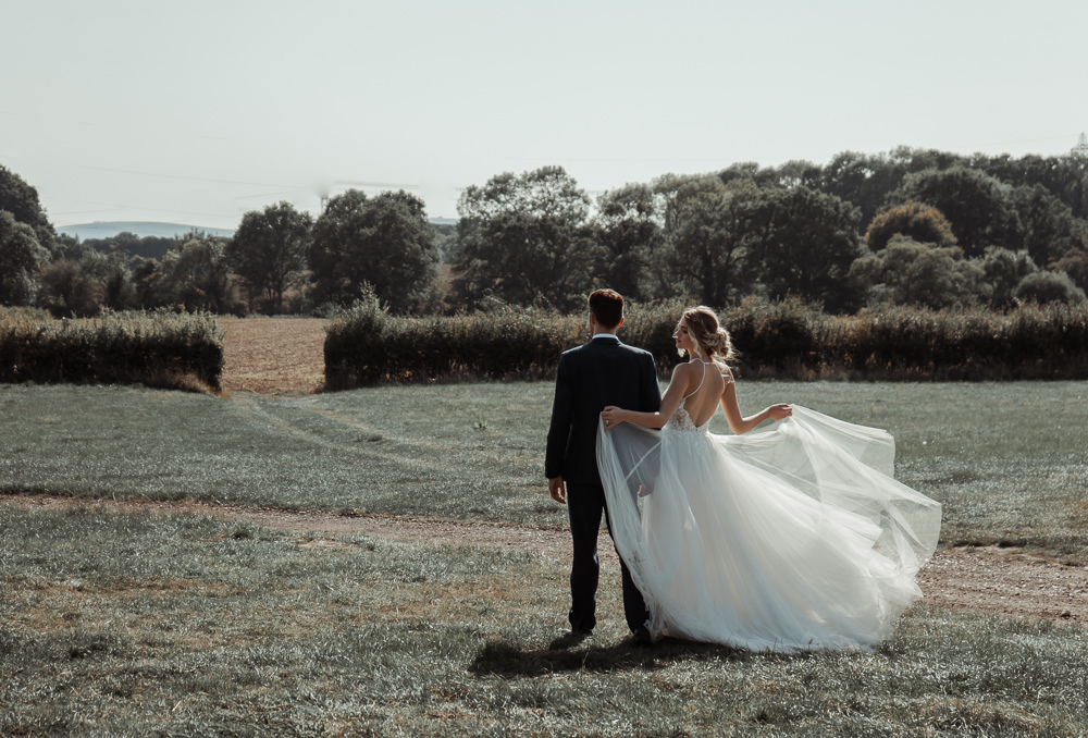 Dress Gown Bride Bridal Tulle Veil Floaty Boho Intimate Wedding Ideas Imogen Eve Photography