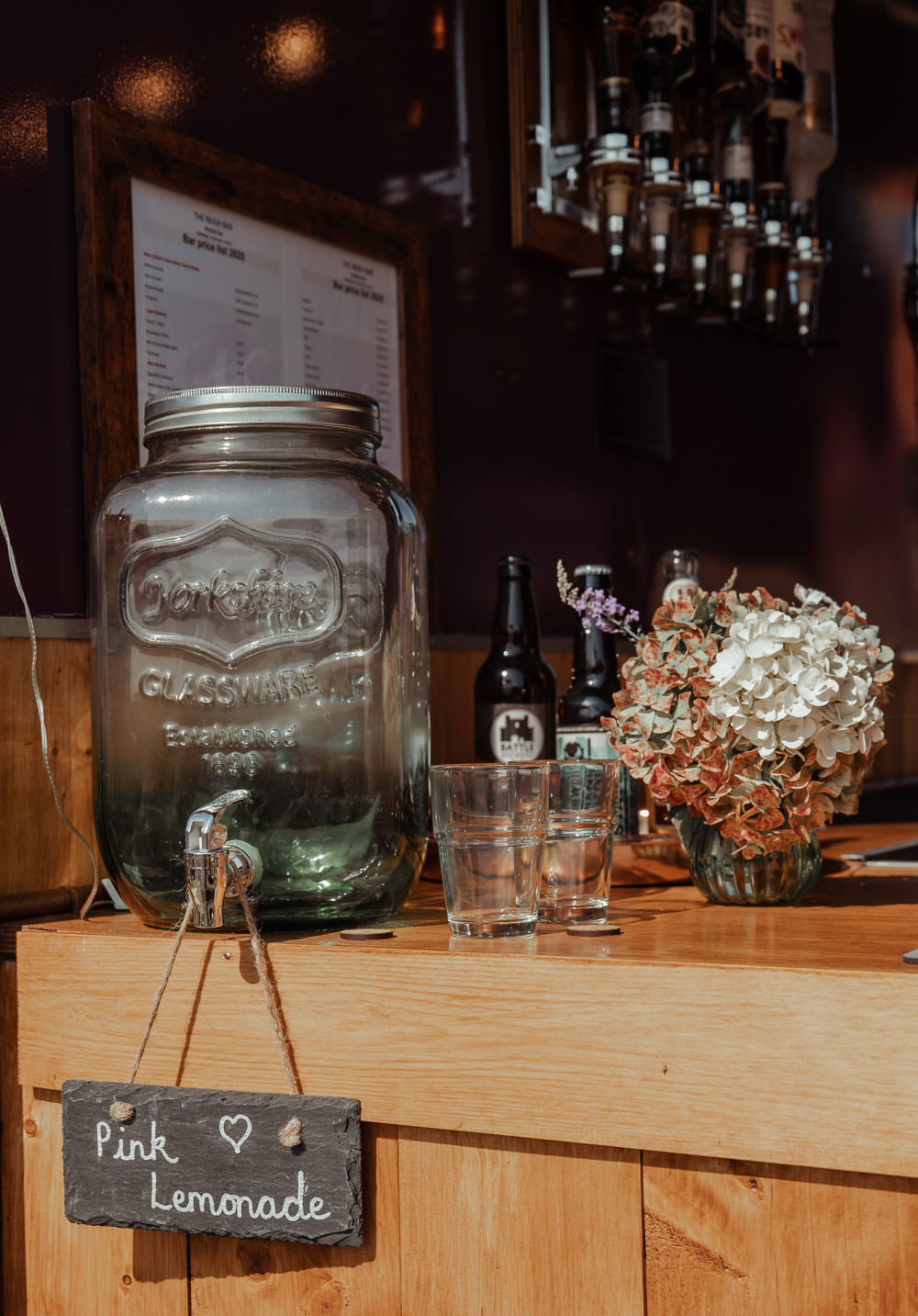 Drink Dispenser Intimate Wedding Ideas Imogen Eve Photography