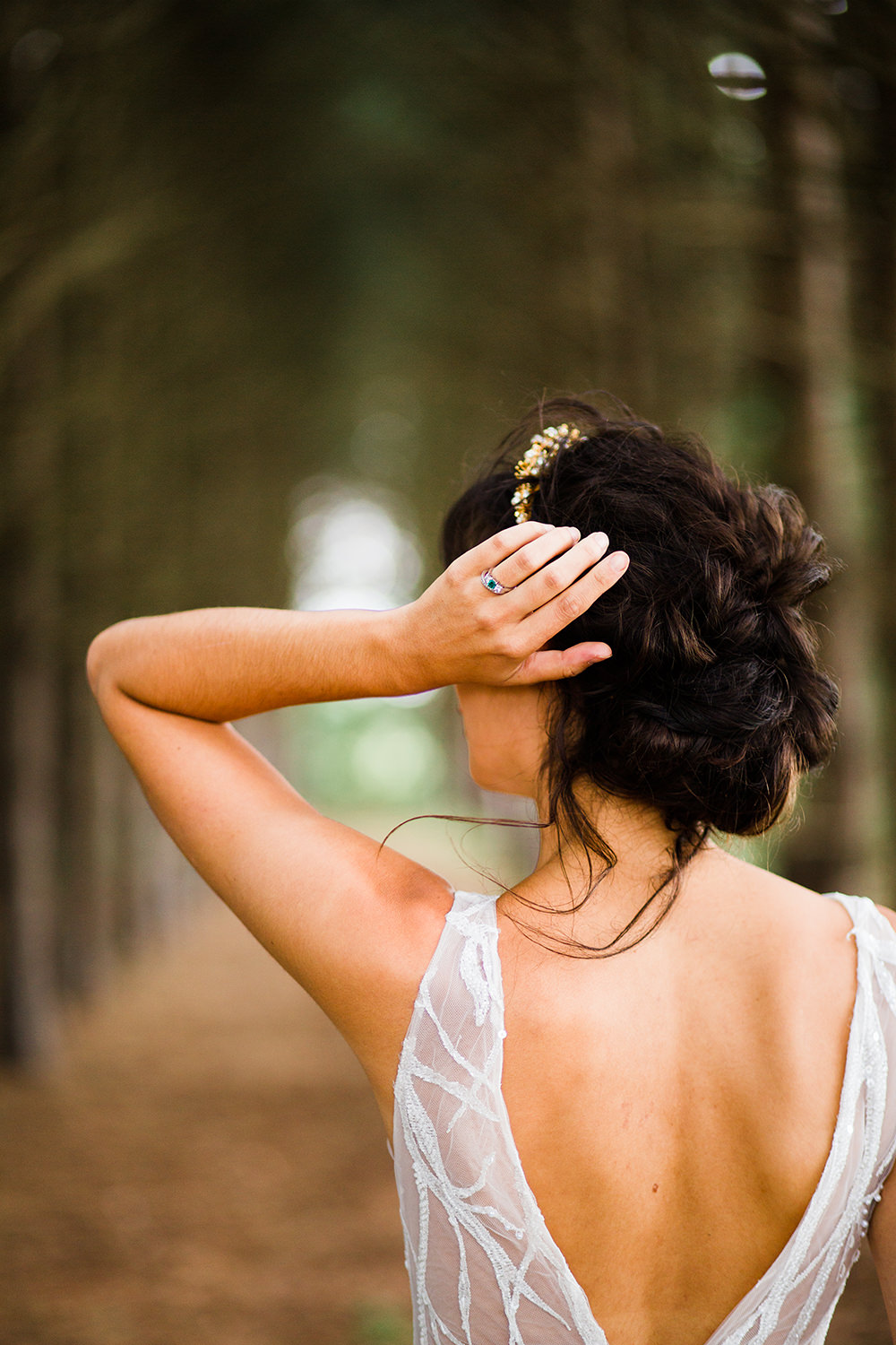 Bride Bridal Hair Style Up Do Jungle Wedding Ideas Terri Pashley Photography