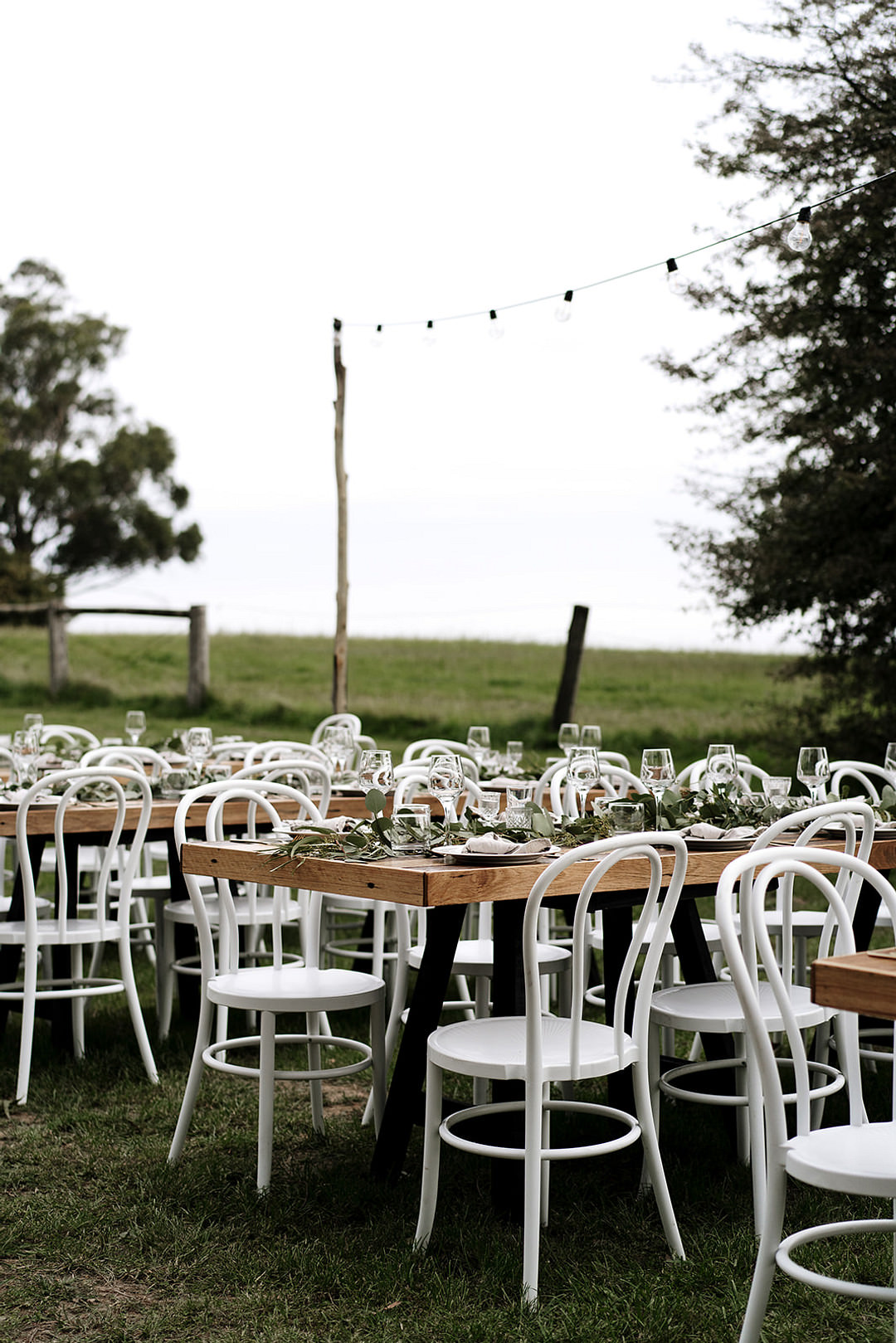 Outdoor Tables Reception Decor Long Mountain Elopement Petite Visuals