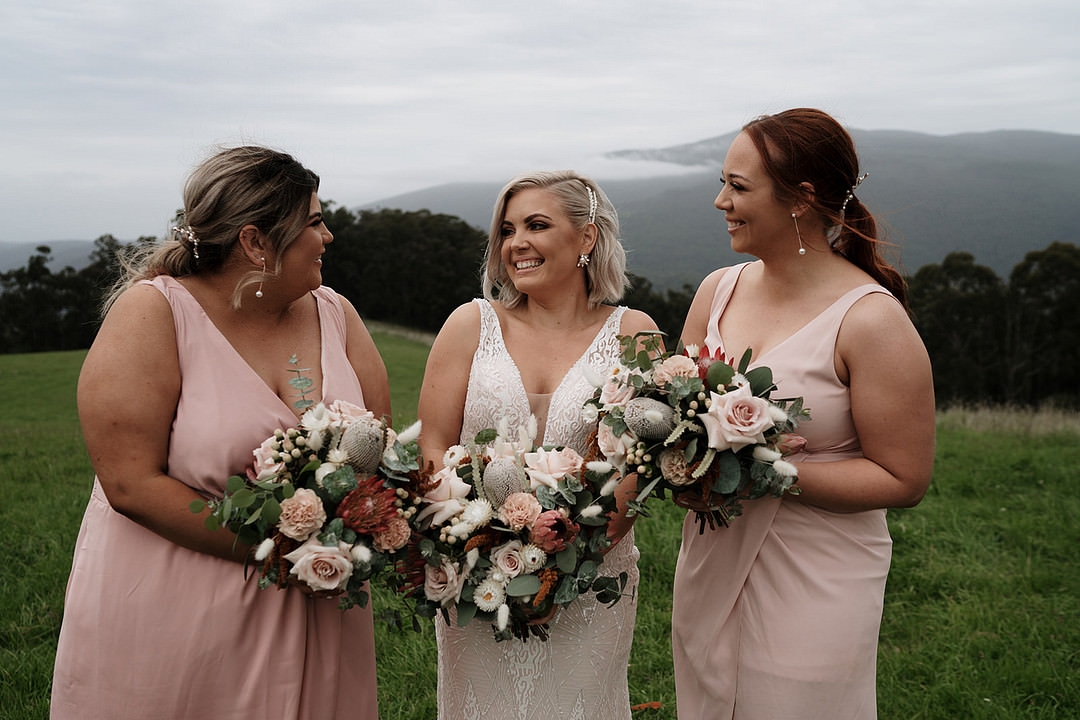 Bridesmaids Bridesmaid Dress Dresses Pink Mountain Elopement Petite Visuals