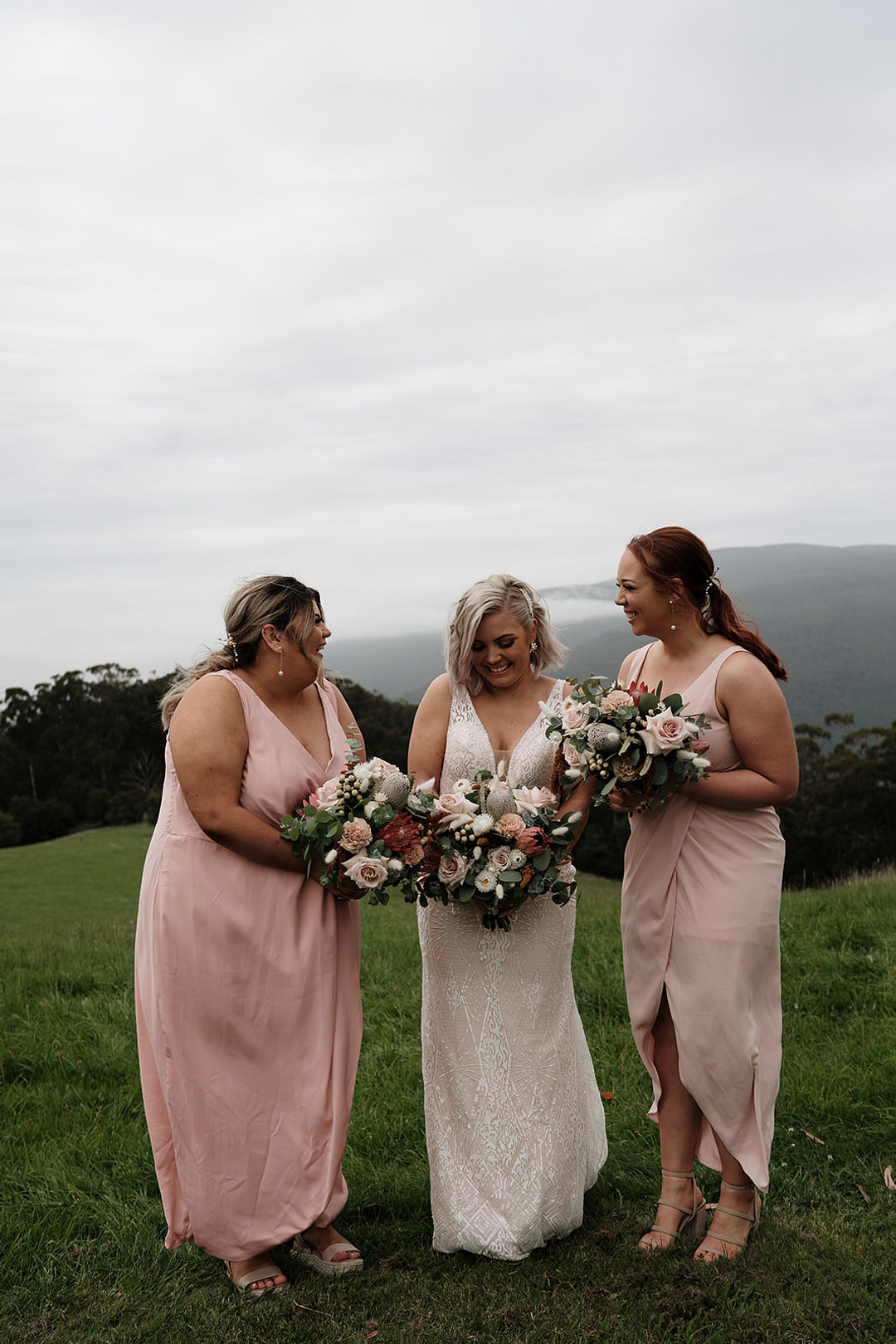 Bridesmaids Bridesmaid Dress Dresses Pink Mountain Elopement Petite Visuals